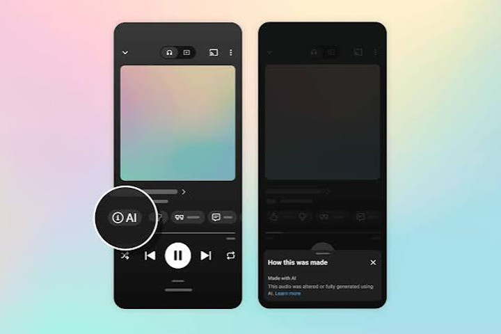 YouTube Music Starts Labelling AI-Generated Songs