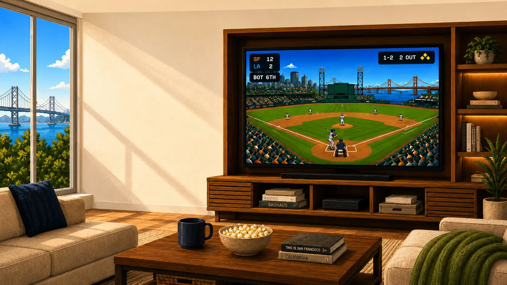 Ribbie turns baseball stats into pixel-art broadcasts
