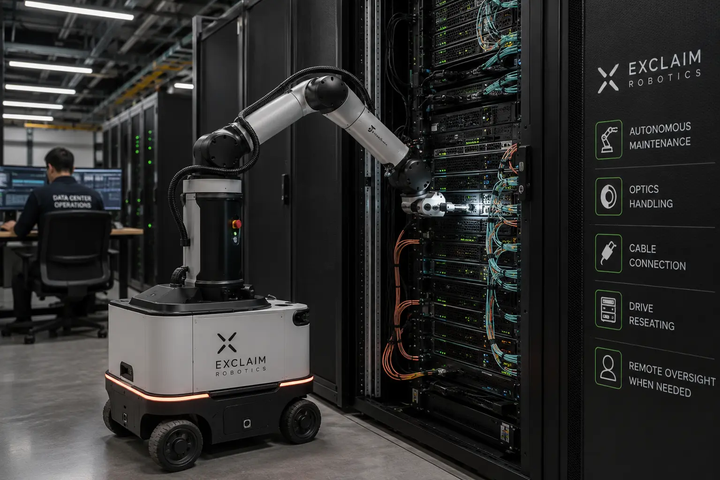 Exclaim raises €4.29M for data-centre robots