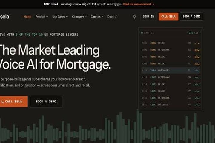 Sela Raises $21M for Mortgage Voice Agents