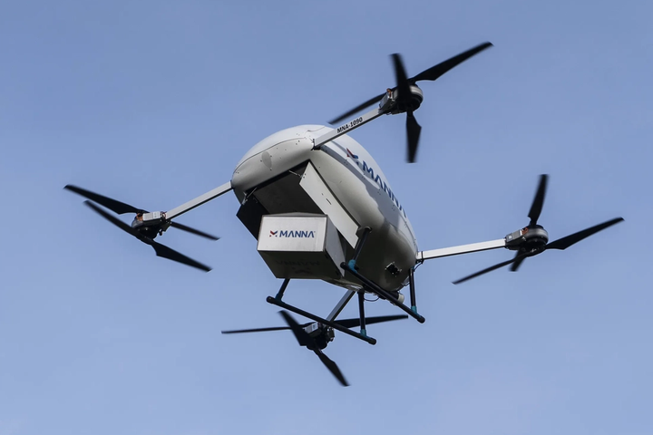 Manna bets on U.S. manufacturing for drone-delivery scale