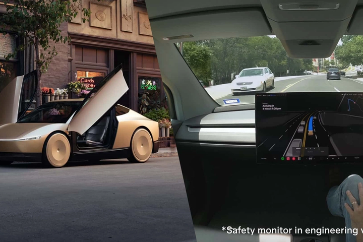 Tesla tests pedal-free Cybercab in Austin