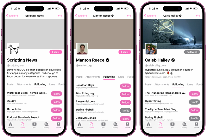 HyperTexting gives the open web a social-feed wrapper