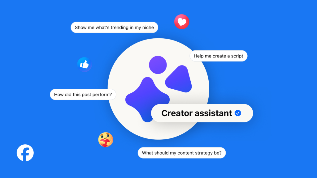 Meta rolls out an AI assistant for Facebook creators