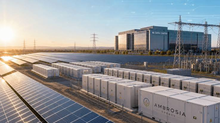 Ambrosia Builds 10 GWh Battery Factory for AI Data Centres