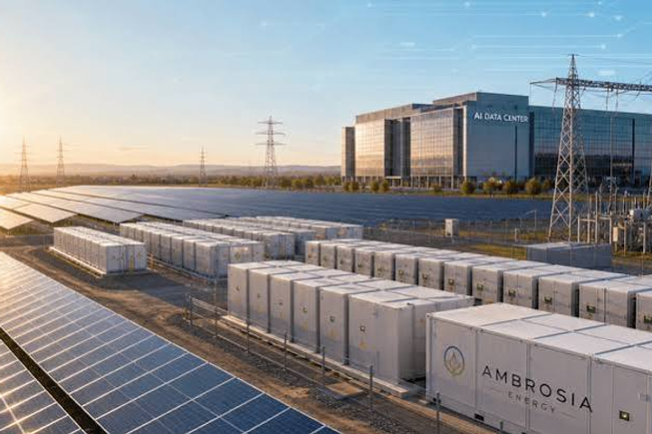 Ambrosia Builds 10 GWh Battery Factory for AI Data Centres