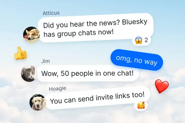 Bluesky group chats show social platforms chasing stickier communities