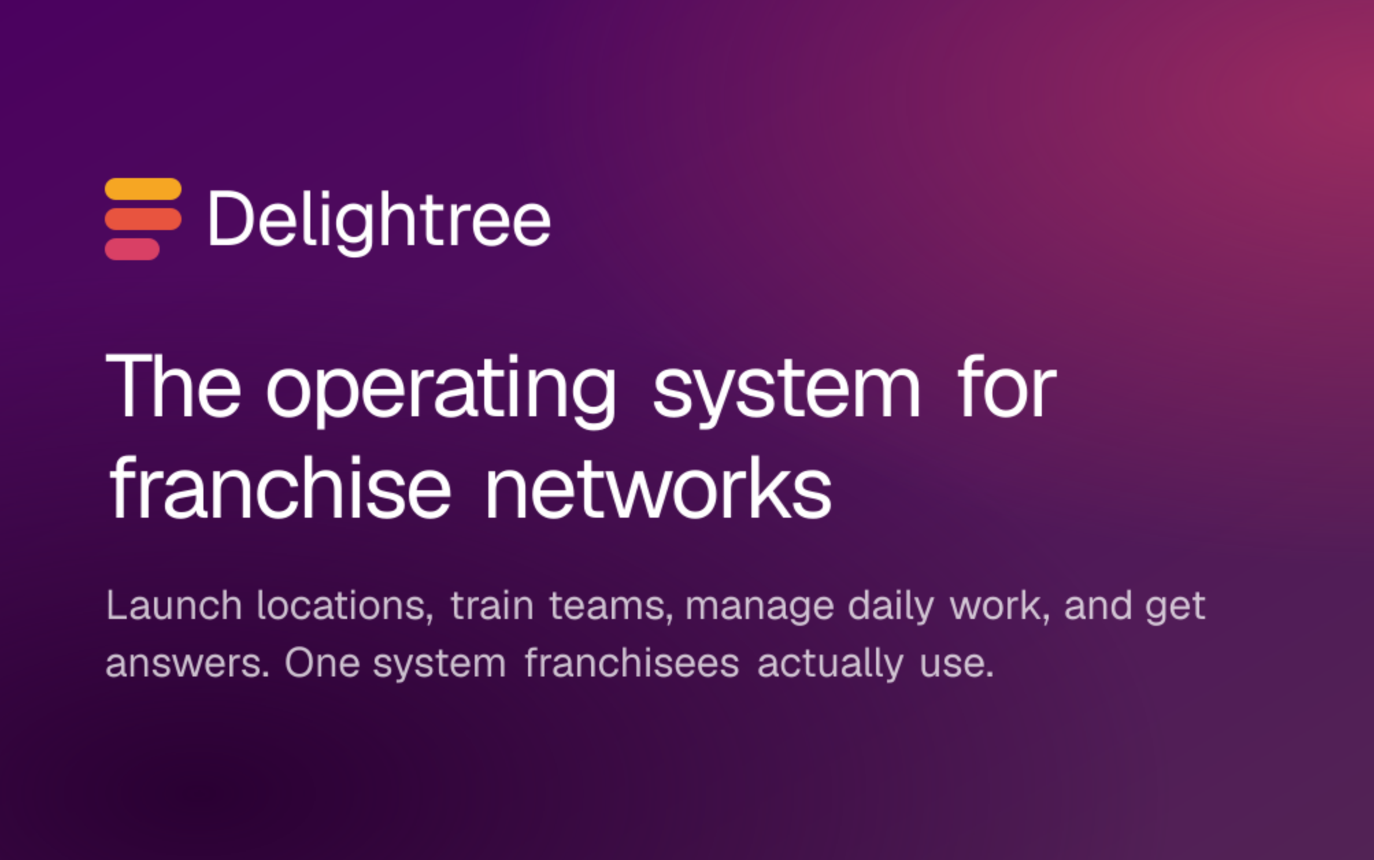 Delightree Raises $25M for Franchise AI