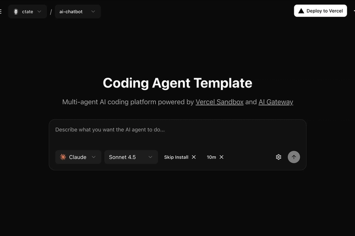 Coding agents now trigger half of Vercel deployments