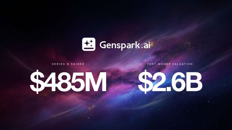 Genspark raises $100M as AI productivity funding stays hot