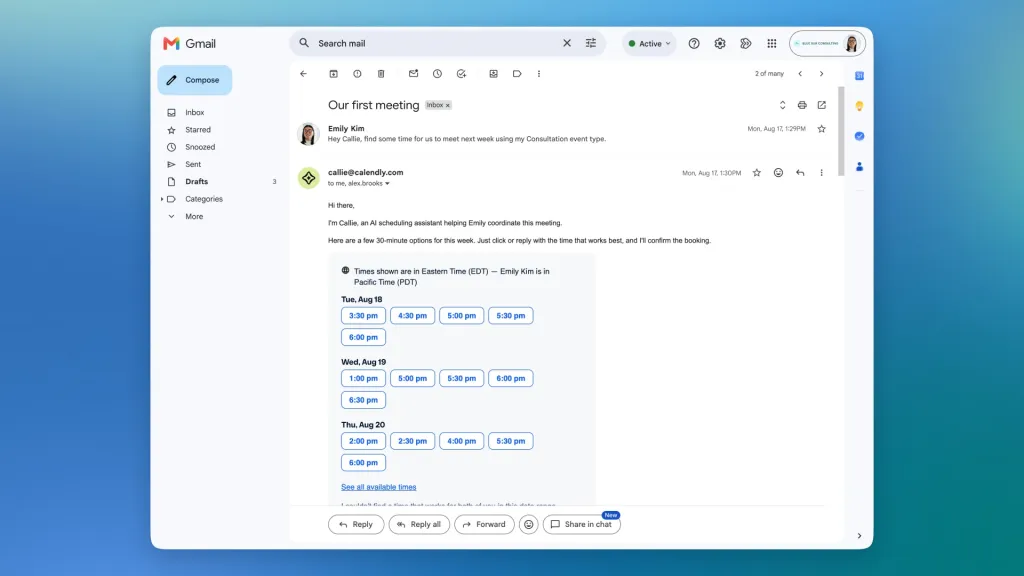 Calendly Enters AI Meeting Notes
