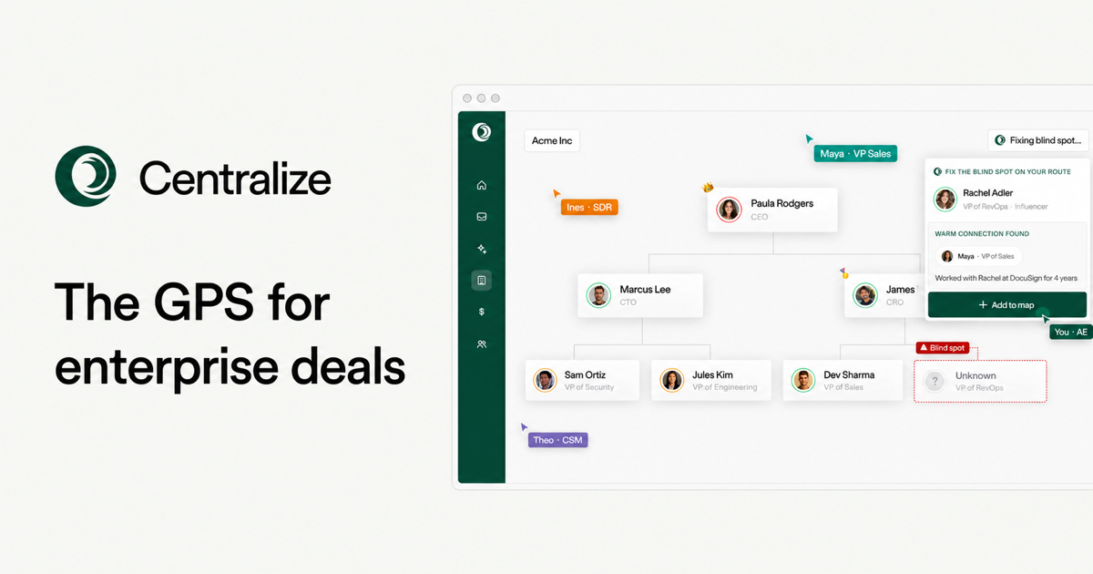 Centralize Raises $19M for Revenue Intelligence