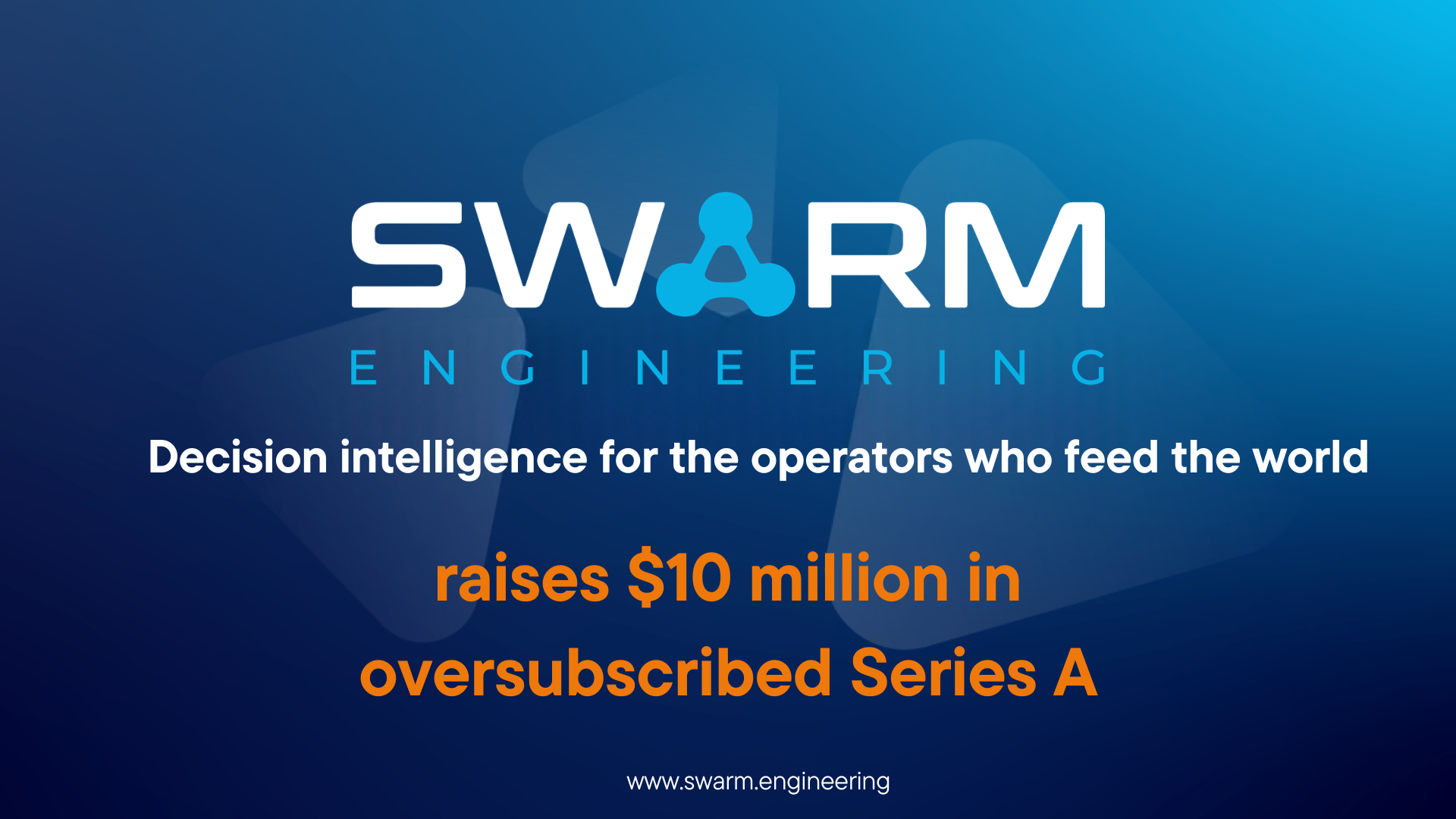 SWARM Engineering raises $10M for agrifood decision intelligence
