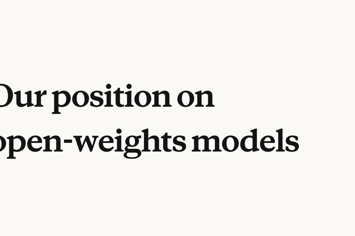 Anthropic Rejects Open-Weights Ban, Keeps Safety Caveats