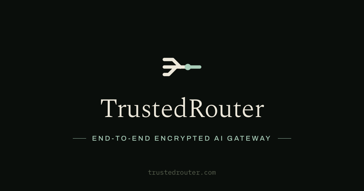 TrustedRouter Raises $1.25M for AI Routing