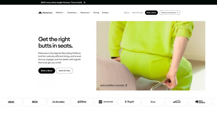 Metaview Raises $60M for Agentic Recruiting