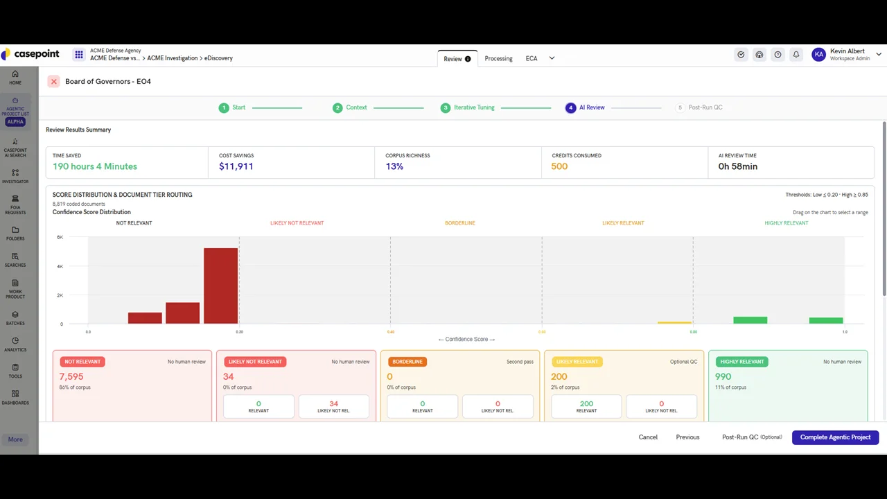 Casepoint Launches Legal AI Framework