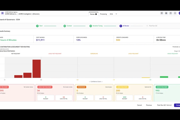 Casepoint Launches Legal AI Framework