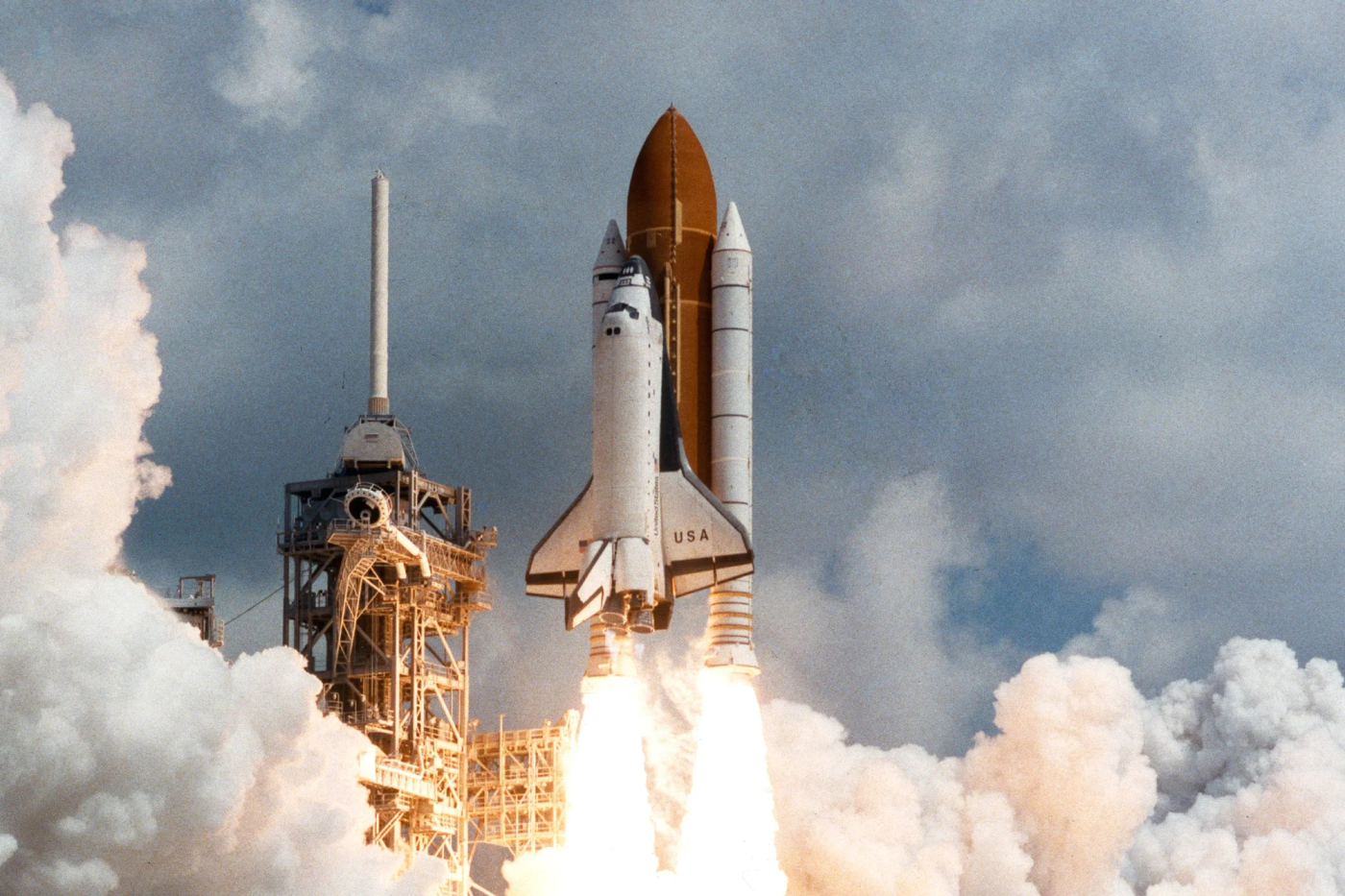 NASA's first reusable space shuttle