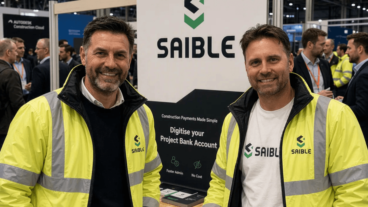 Saible raises £2.9M to tackle construction’s payment delays