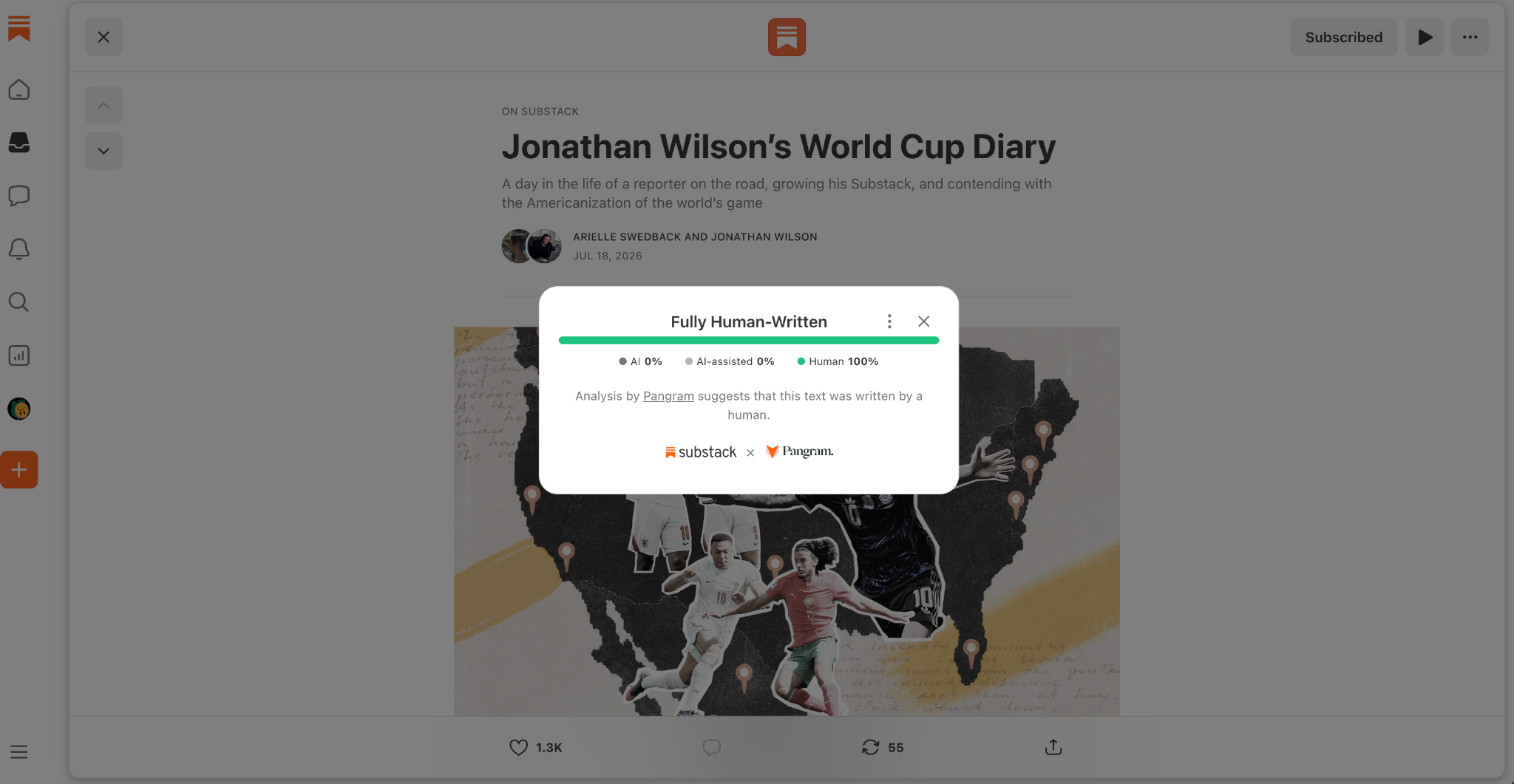Substack adds AI detection to newsletters