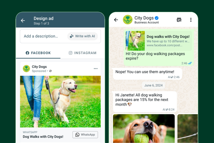 Meta takes its WhatsApp Business AI agent global