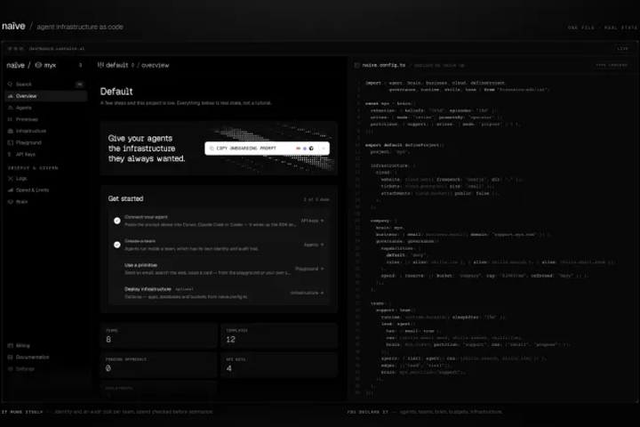 Naïve Raises $28.5M for Agent Infrastructure