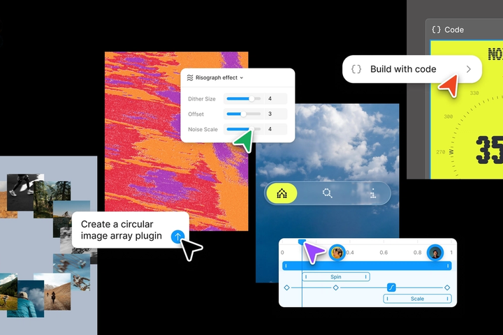 Figma adds code layers and AI design tools