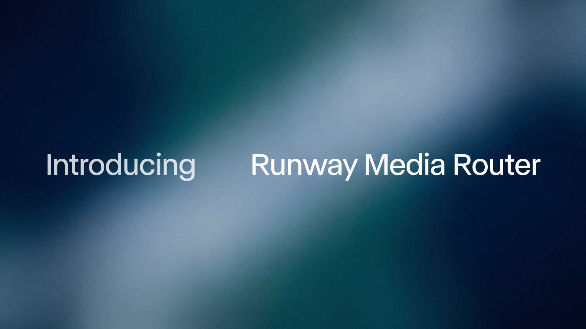 Runway launches router for generative-media models