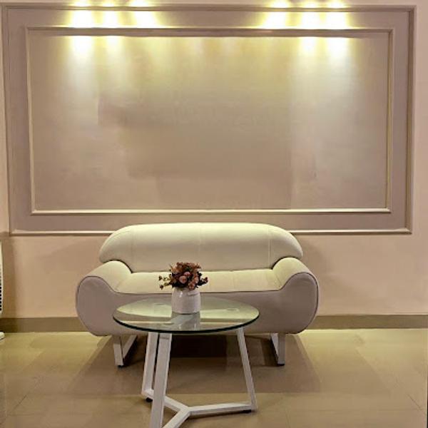 Modern Upholstered Loveseat structural view 1