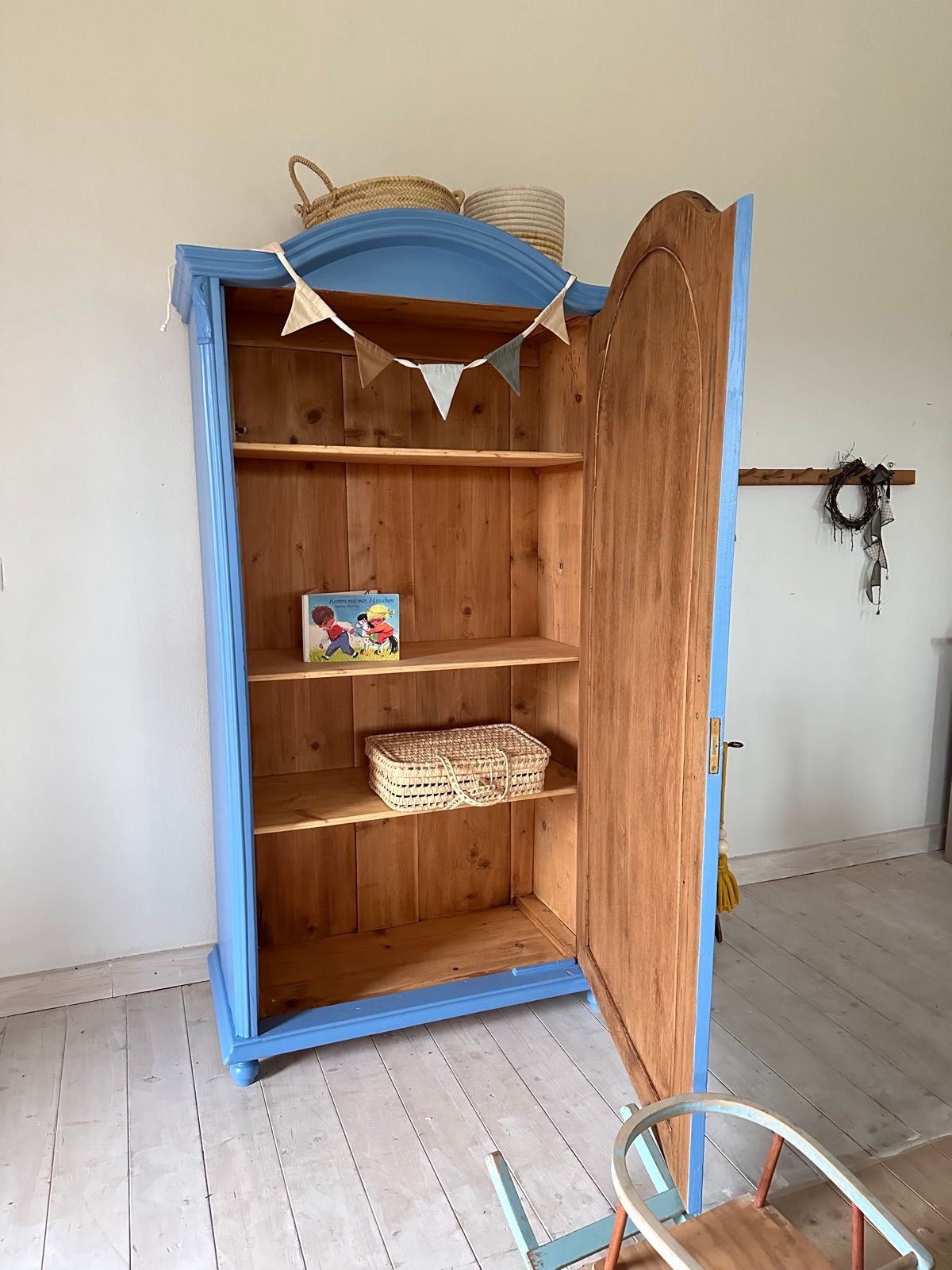 Vintage Kasten blau, Ansicht 5