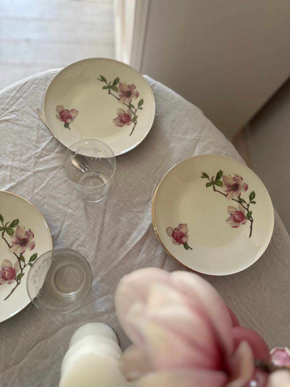 Magnolien Tellerset