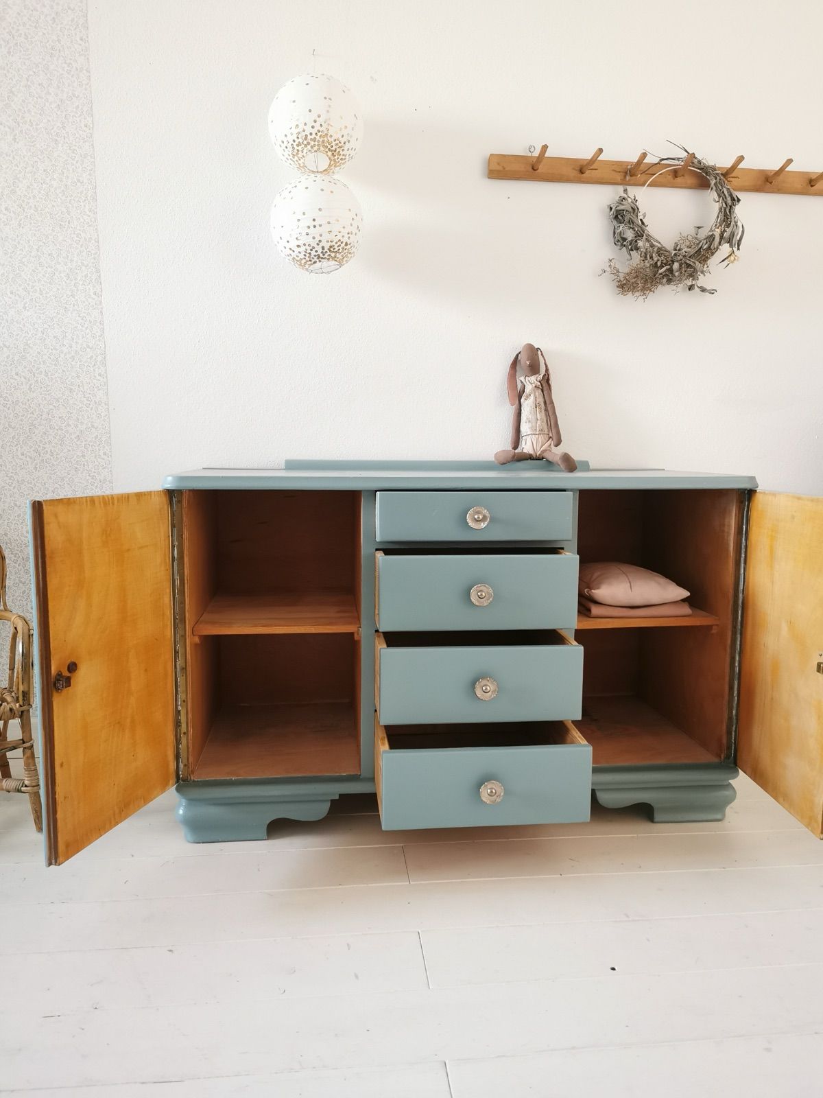 Kinderkommode blau, Ansicht 4