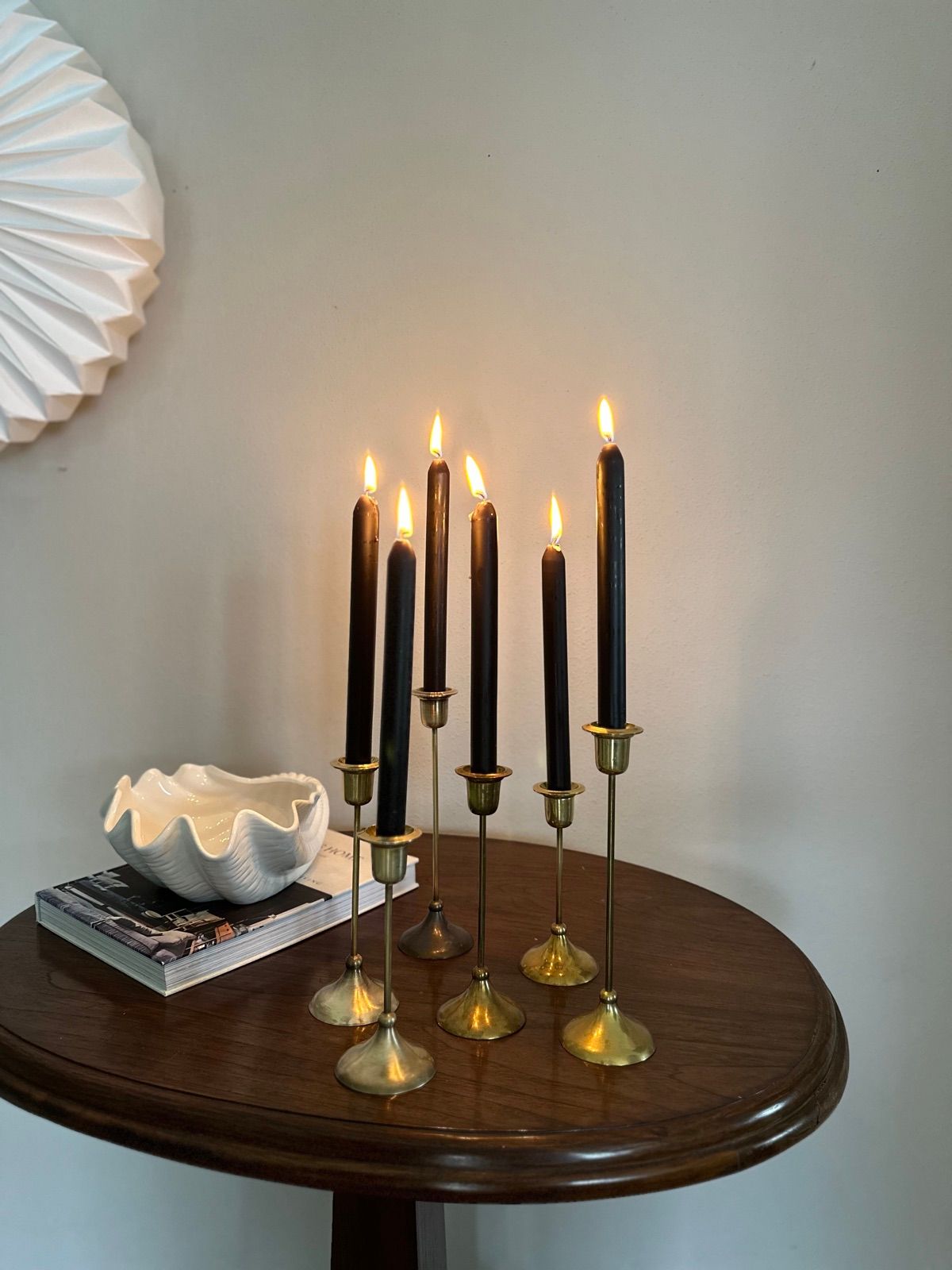 Messingkerzenständer Set