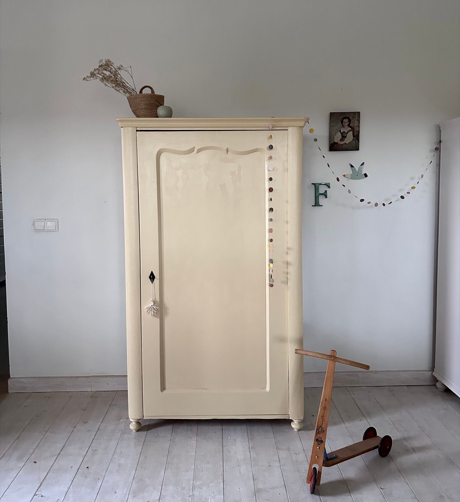 Vintage Kasten Biedermeier