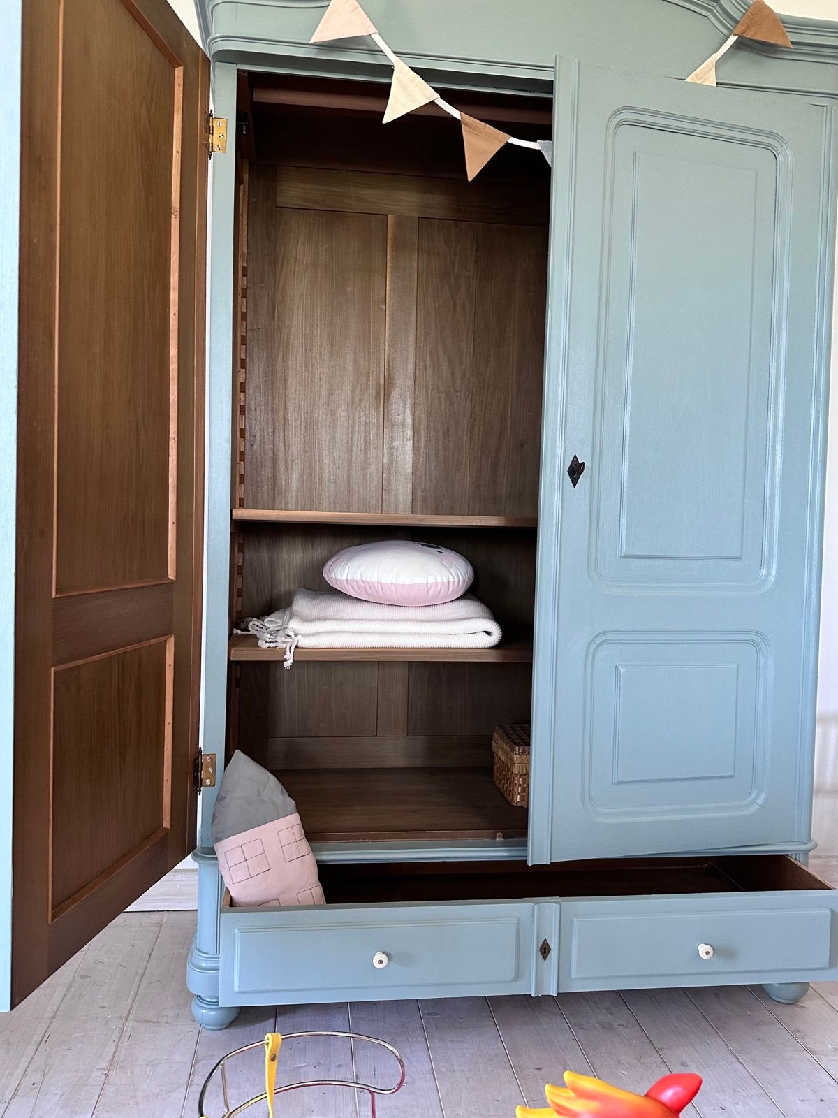 Vintage Steckkasten Oval Room Blue, Ansicht 6
