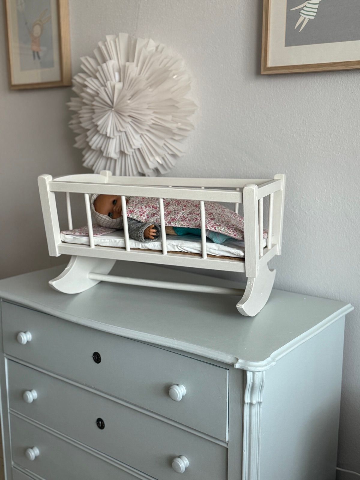 Vintage Puppenwiege