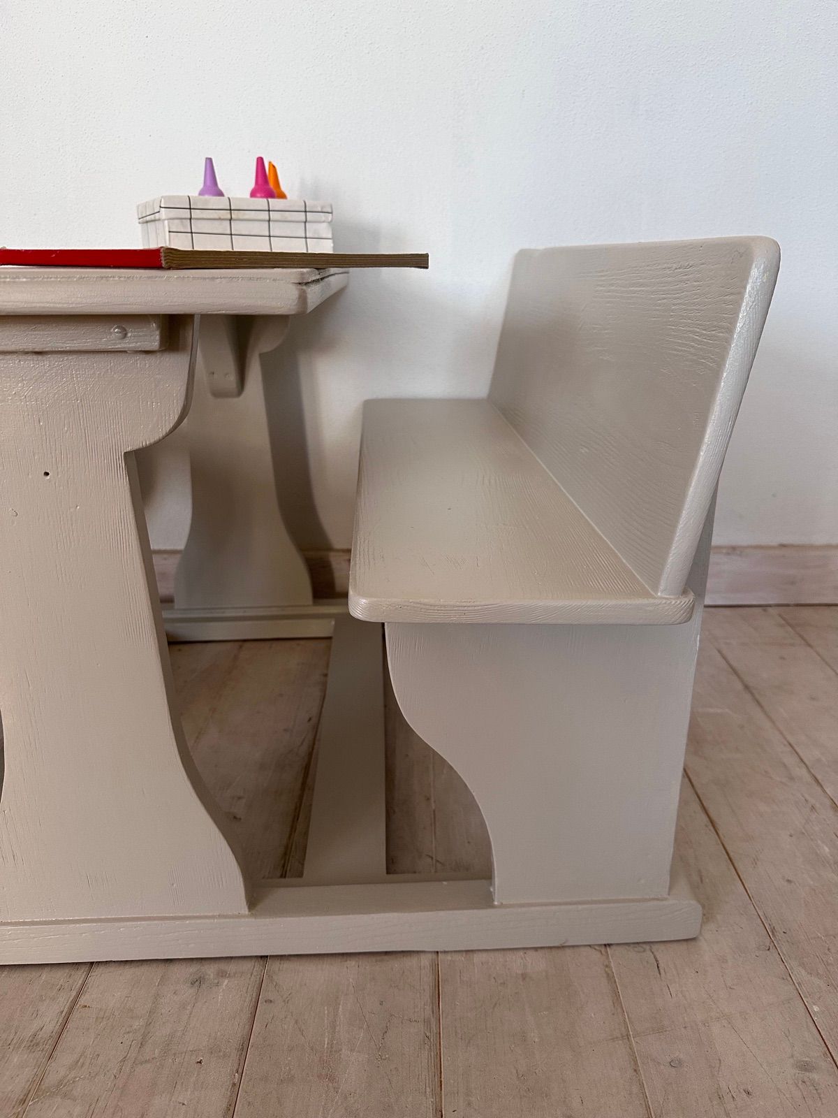 Vintage Kinderbank für 4, Ansicht 4