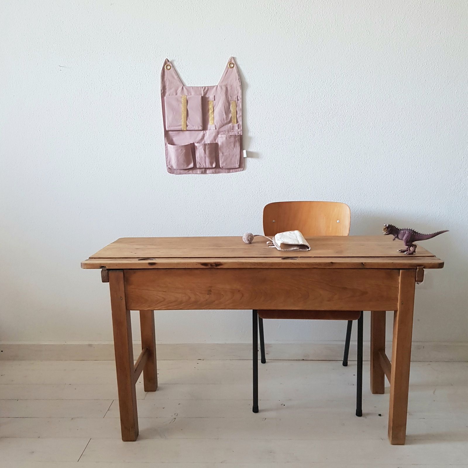 Vintage Schultisch natur