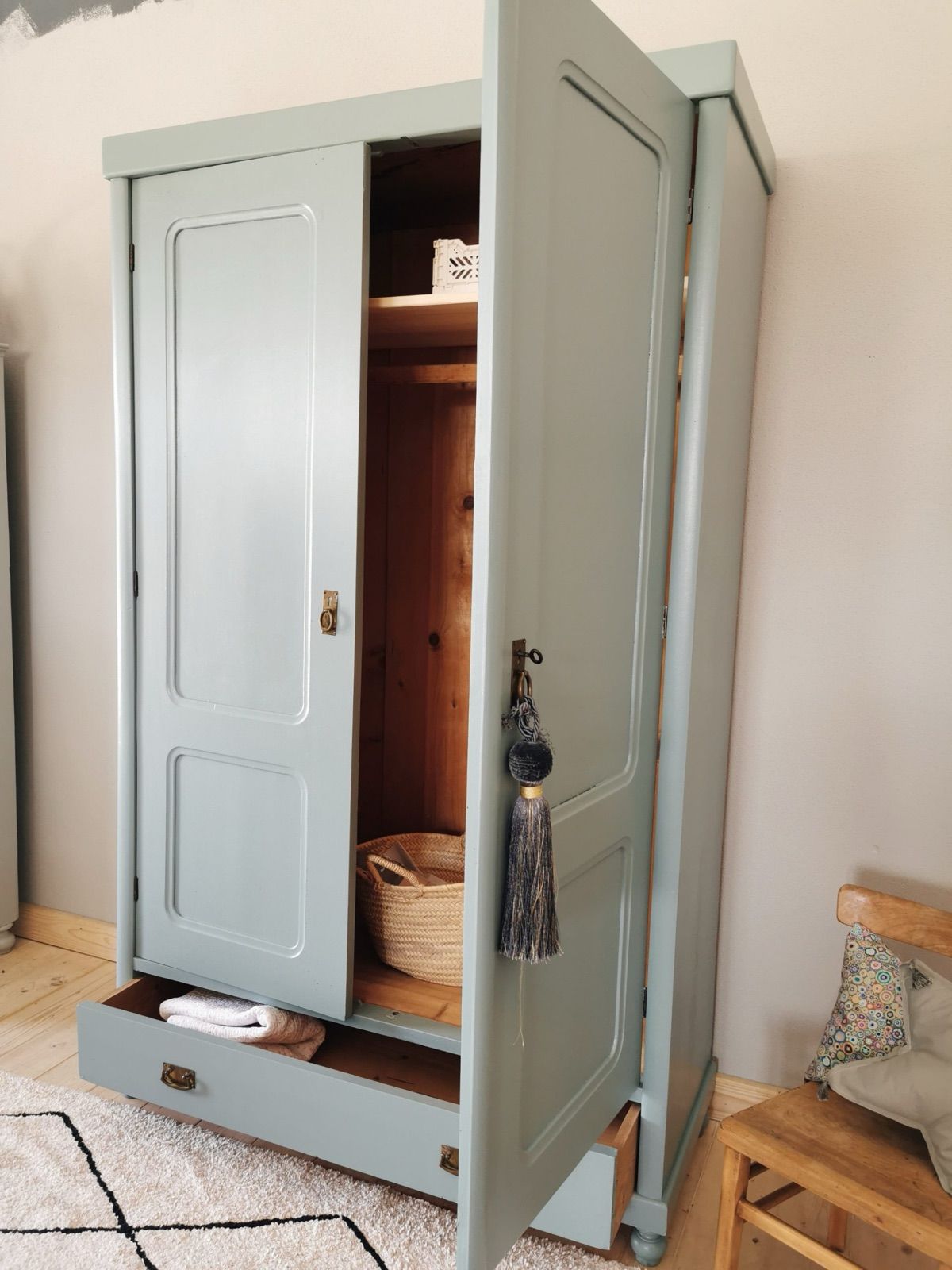 Kinderkasten blau, Ansicht 4