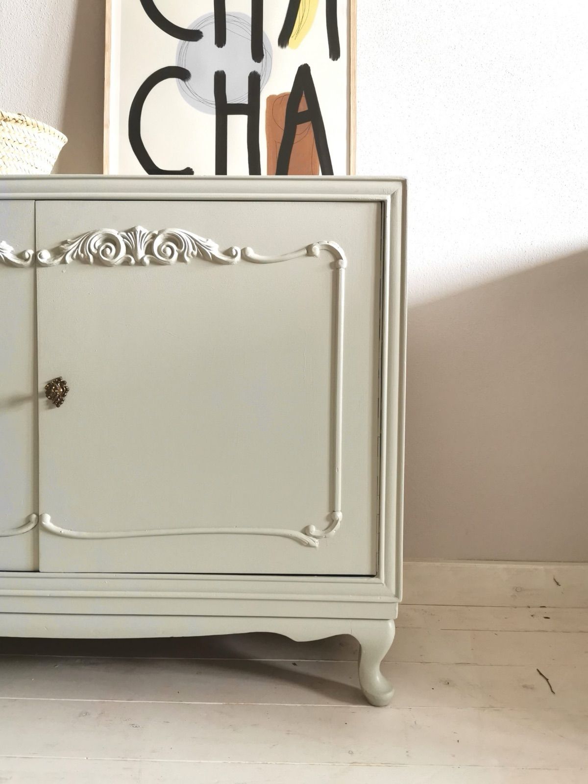 Vintage Kommode Mint, Ansicht 2