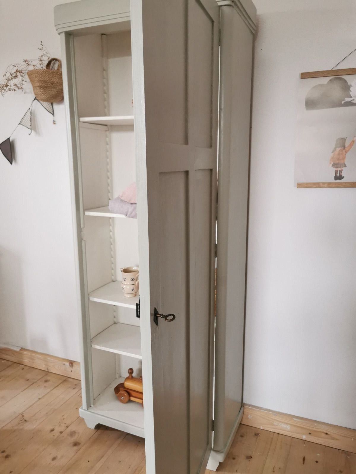 Vintage Kasten grau Lichen, Ansicht 4