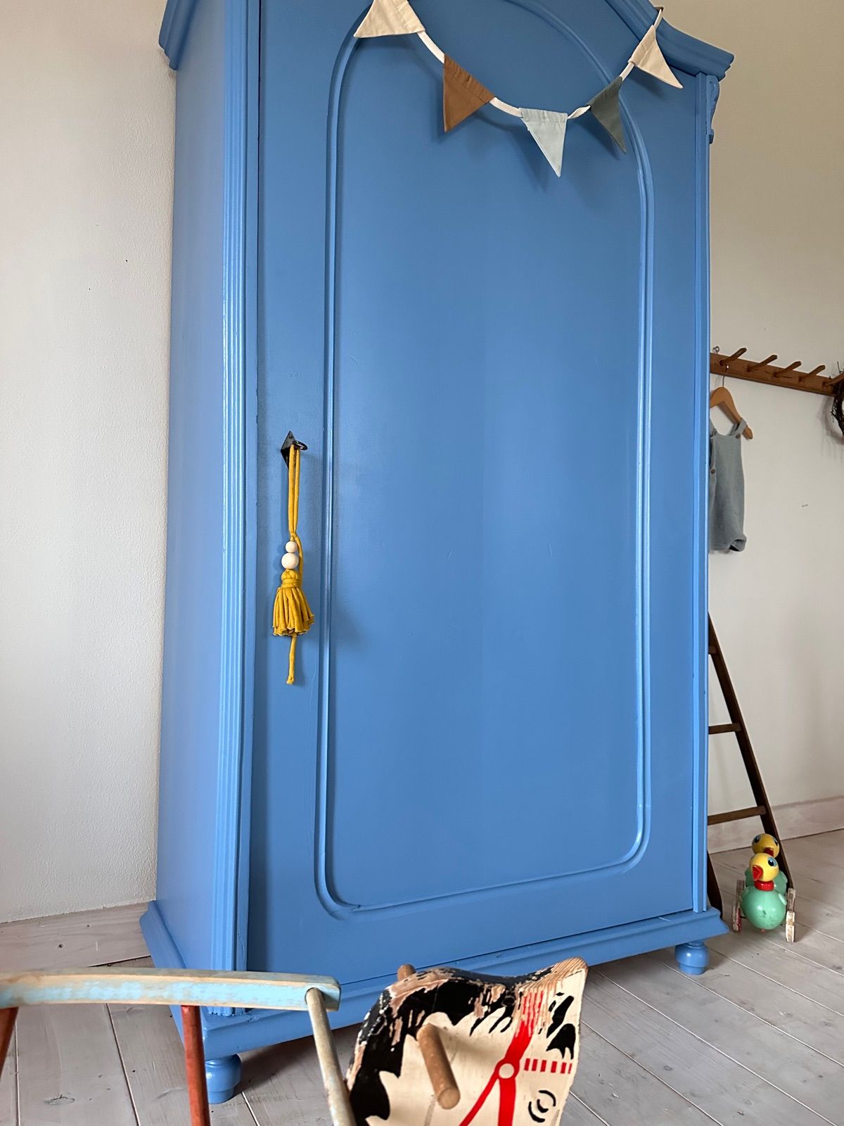 Vintage Kasten blau, Ansicht 4