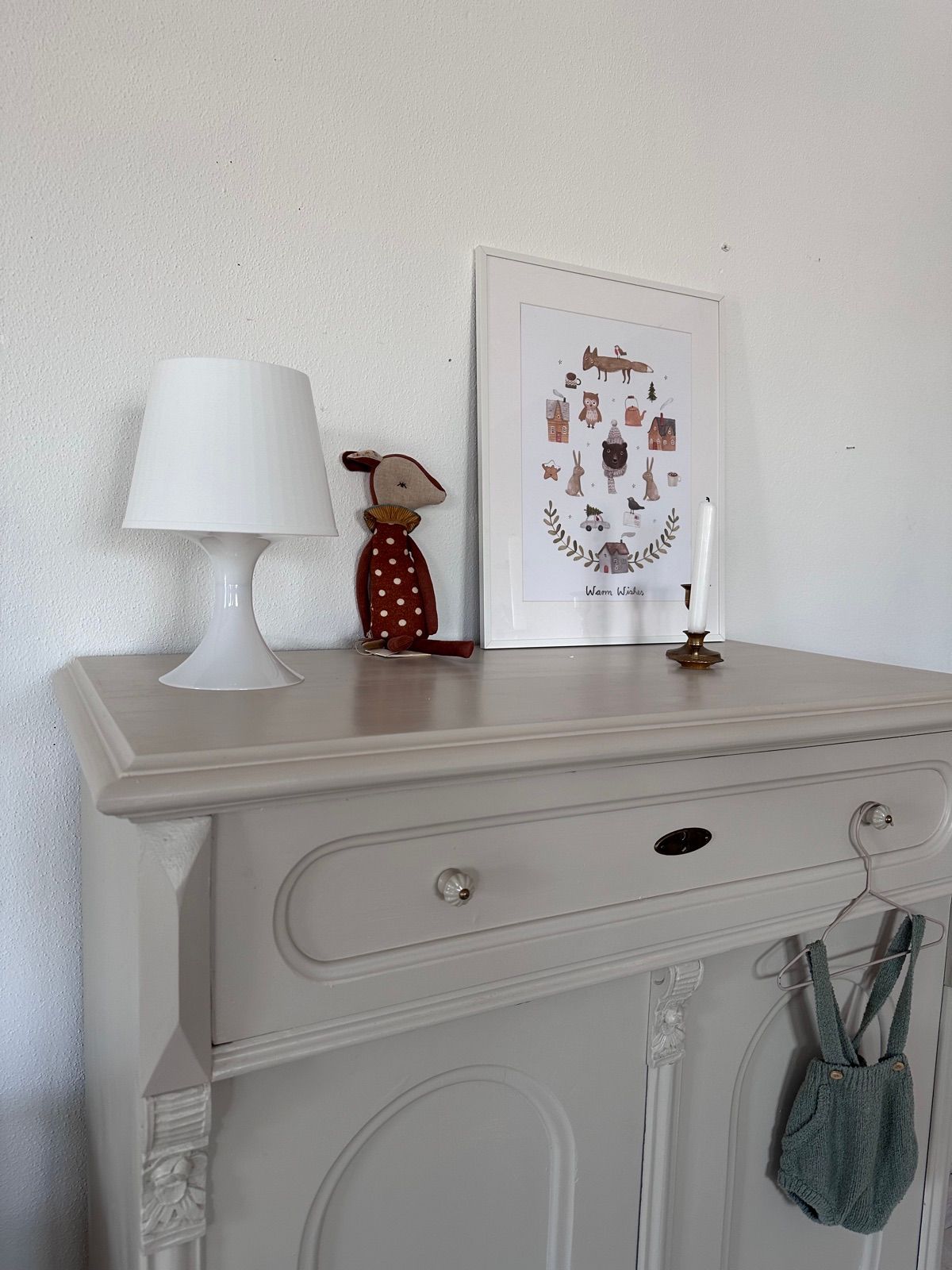 Vintage Kommode beige, Ansicht 4