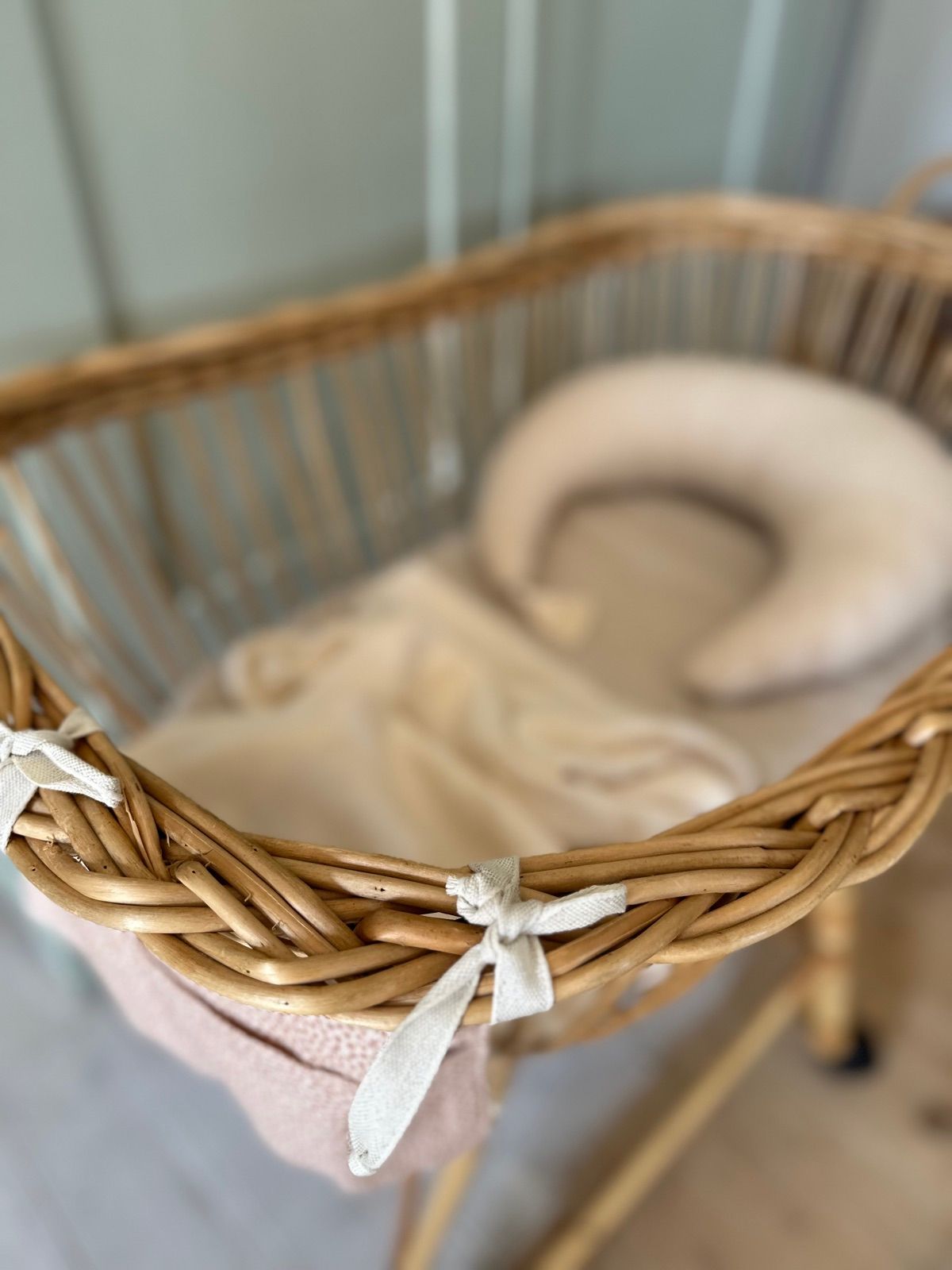 Rattan Stubenwagen, 70 cm breit, Ansicht 6