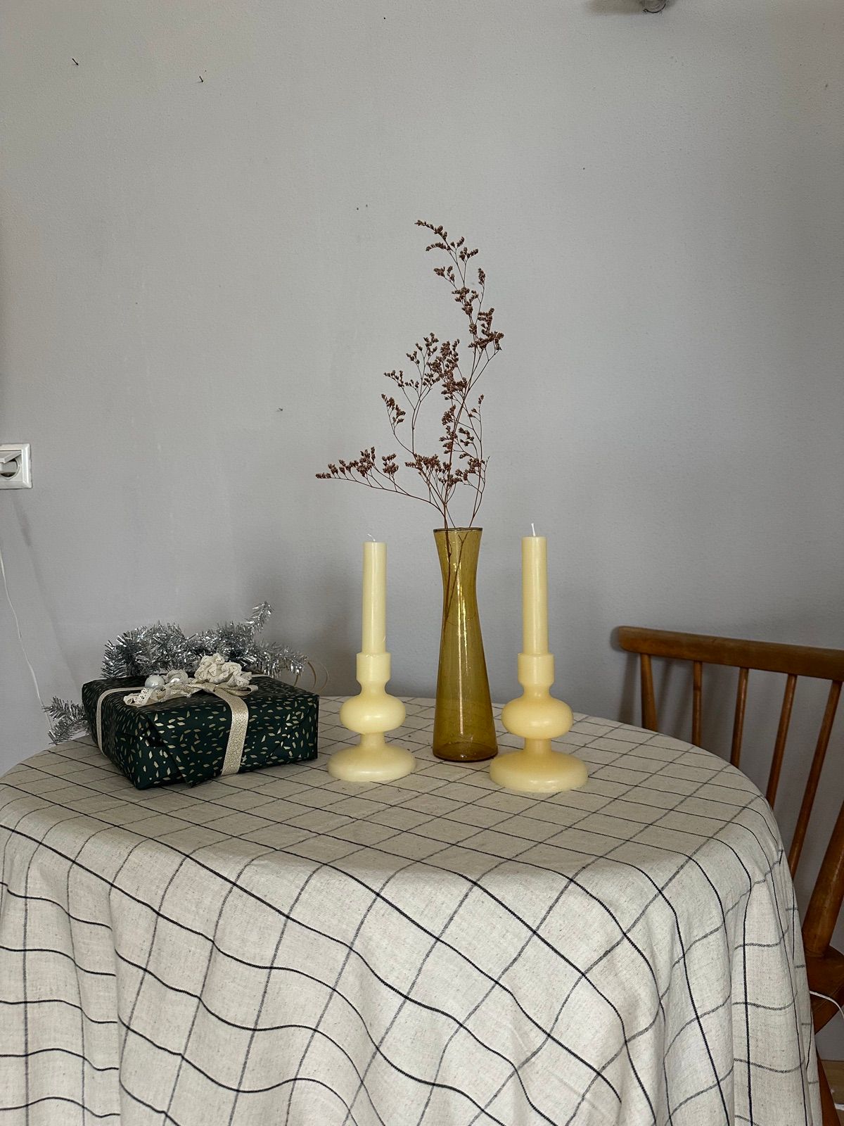 Set Rauchvase und Kerzen