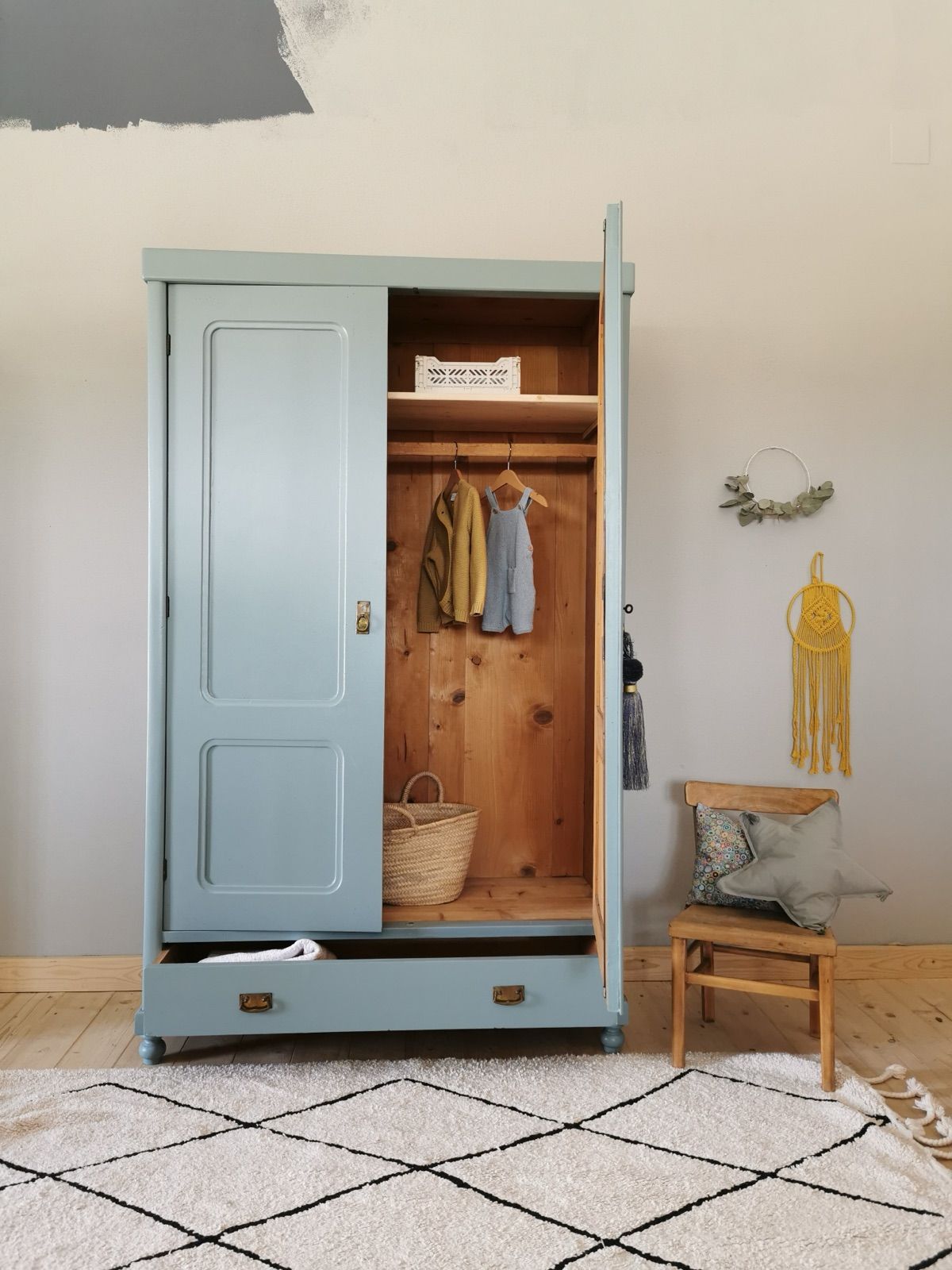 Kinderkasten blau, Ansicht 5