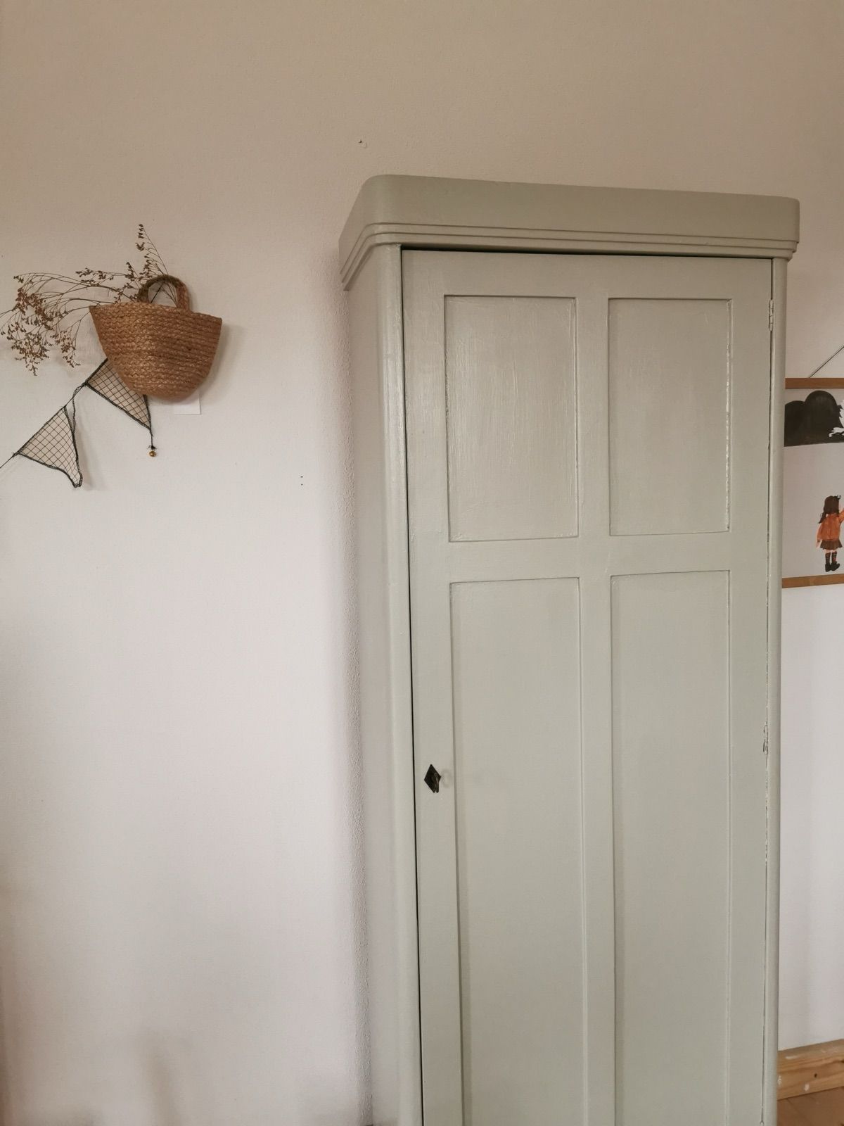Vintage Kasten grau Lichen, Ansicht 3