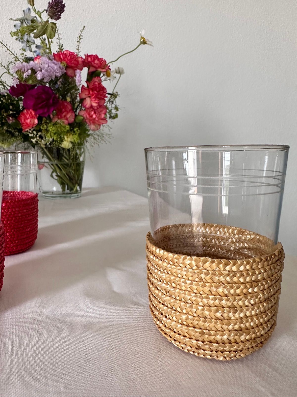 6 bunte Gläser