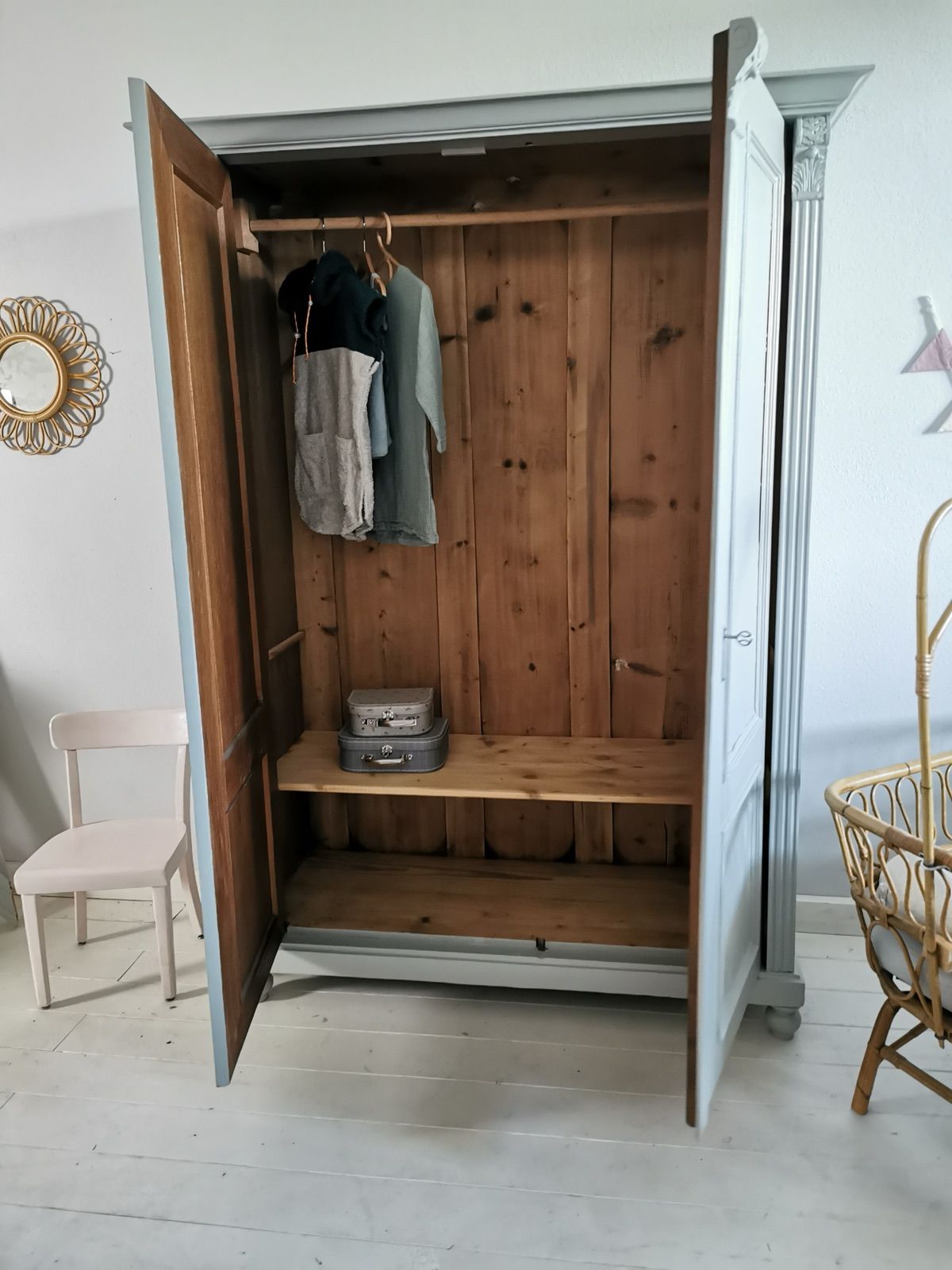 Vintage Kasten, 190 cm breit, Ansicht 9